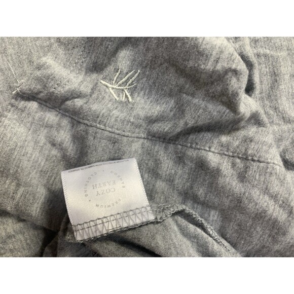 Cozy Earth Bamboo Robe Gray Women’s Sm Soft Short Sleeves Tie Pajamas Bath - Picture 7 of 8